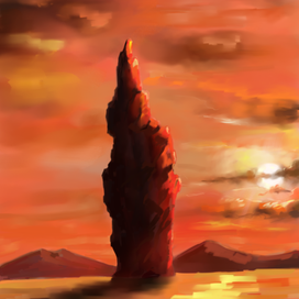 Одинокая скала