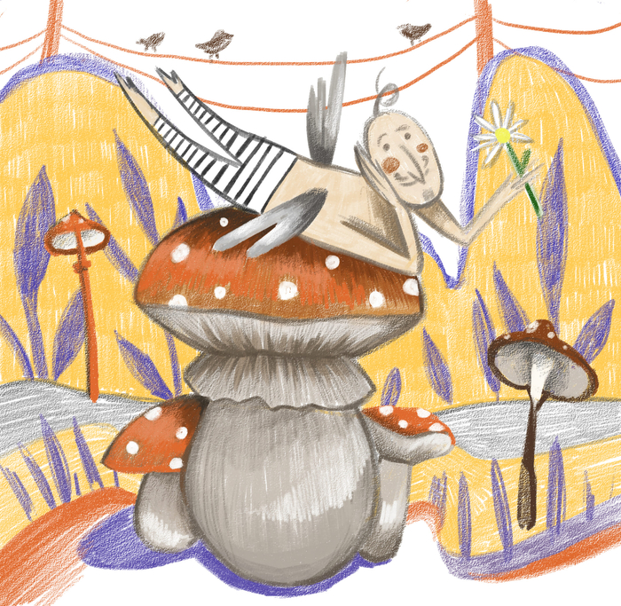 иллюстрация ,посвященная пятнице)