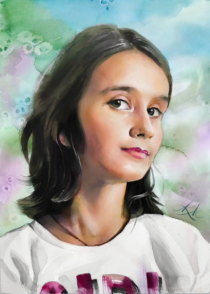 Очень знакомая девочка.