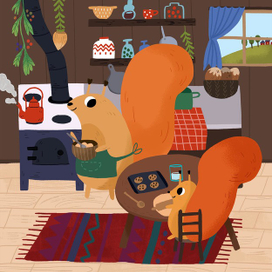 Дом белочки