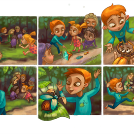 Комикс про жука