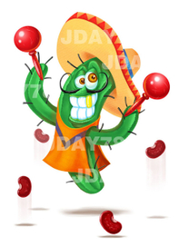 Кактус и фасоль