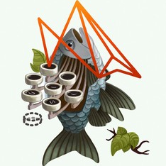 Большая белая рыба