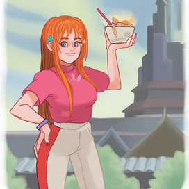  Orihime likes to eat.