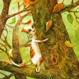 Играя с другом в прятки. 