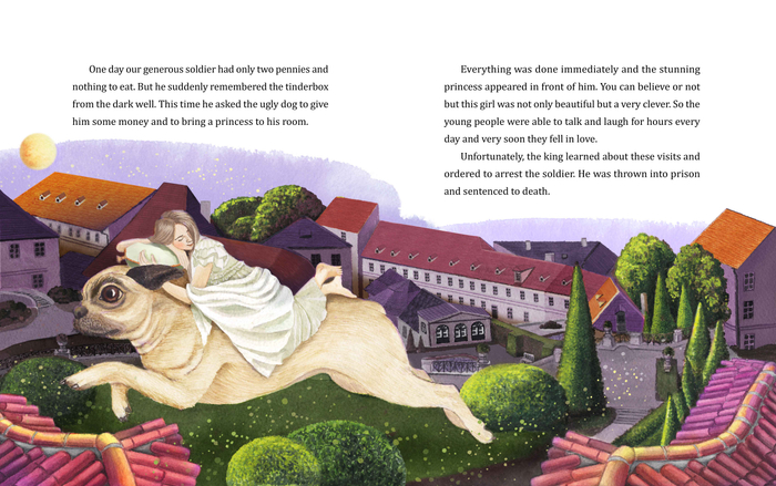 Иллюстрация к сказке Ганса Христиана Андерсена " Огниво"