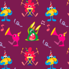 паттерн для упаковочной бумаги