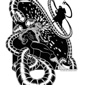 Серия работ "Человек-паук"