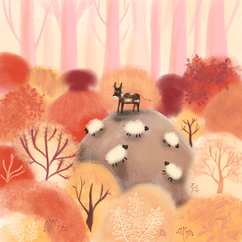 Осень в поселке