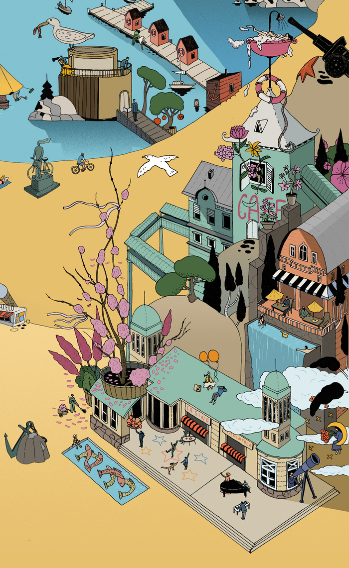 Плакат про город Ханко - детали 3