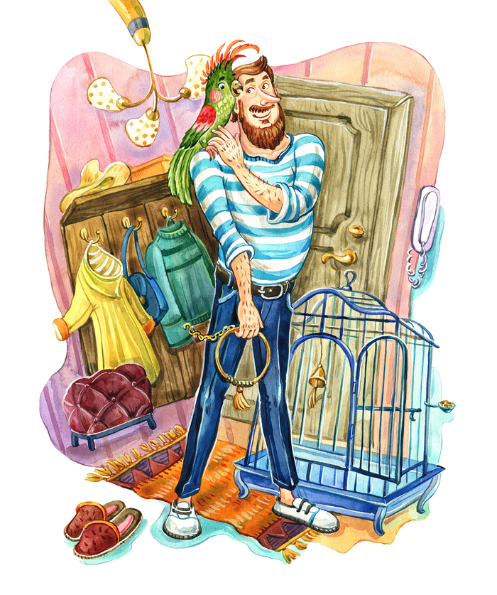 Передержка для попугая