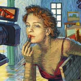 Портрет девушки.