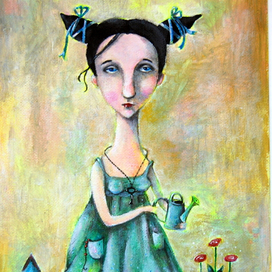 девочка с ключиком