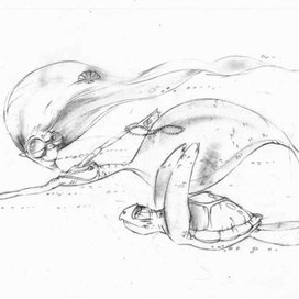 Русалка и черепаха