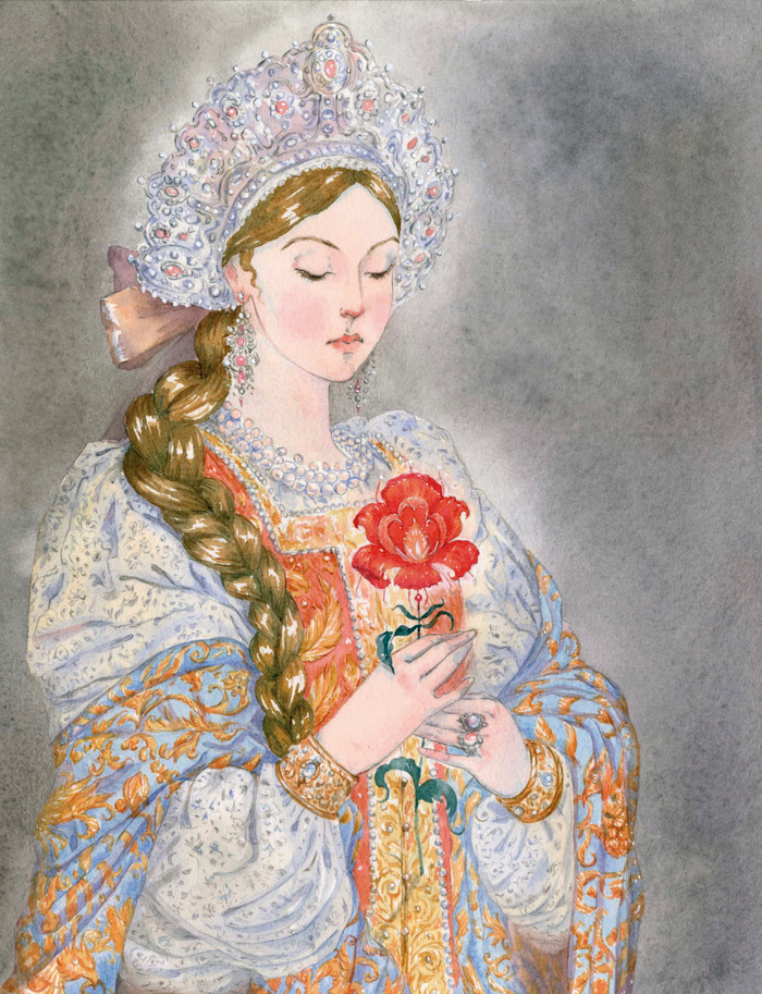 Настенька. Аксаков, "Аленький цветочек"