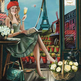 Индивидуальная открытка-иллюстрация