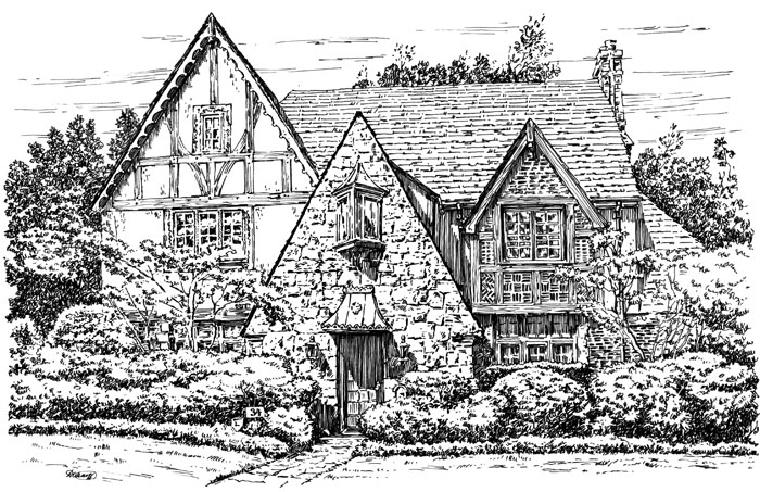 Старый английский дом