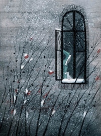 Иллюстрация к сказке &quot;Белоснежка и 7 гномов&quot;