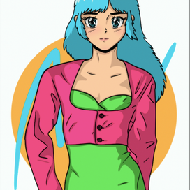 80's anime style