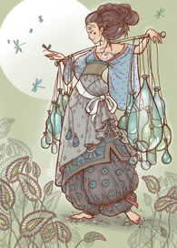 Торговка стеклом