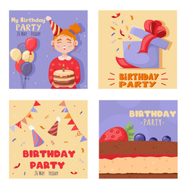Приглашения на день рождения