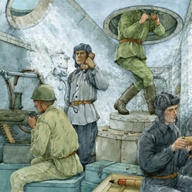 В бронепоезде