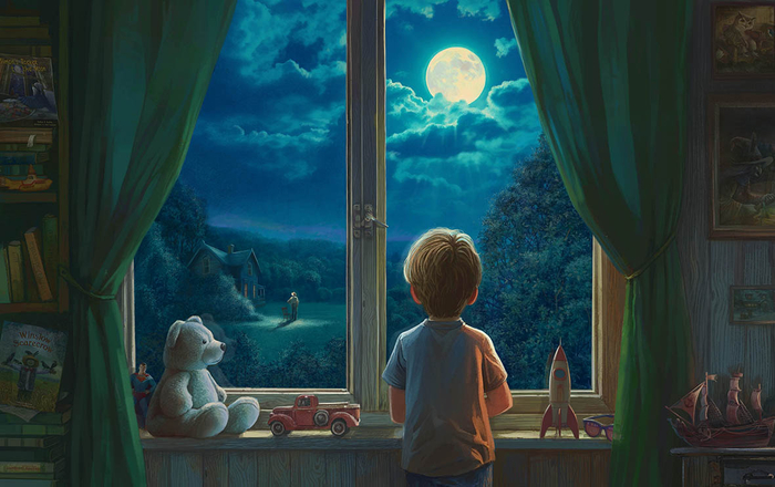 Зачем он кричит на Луну?