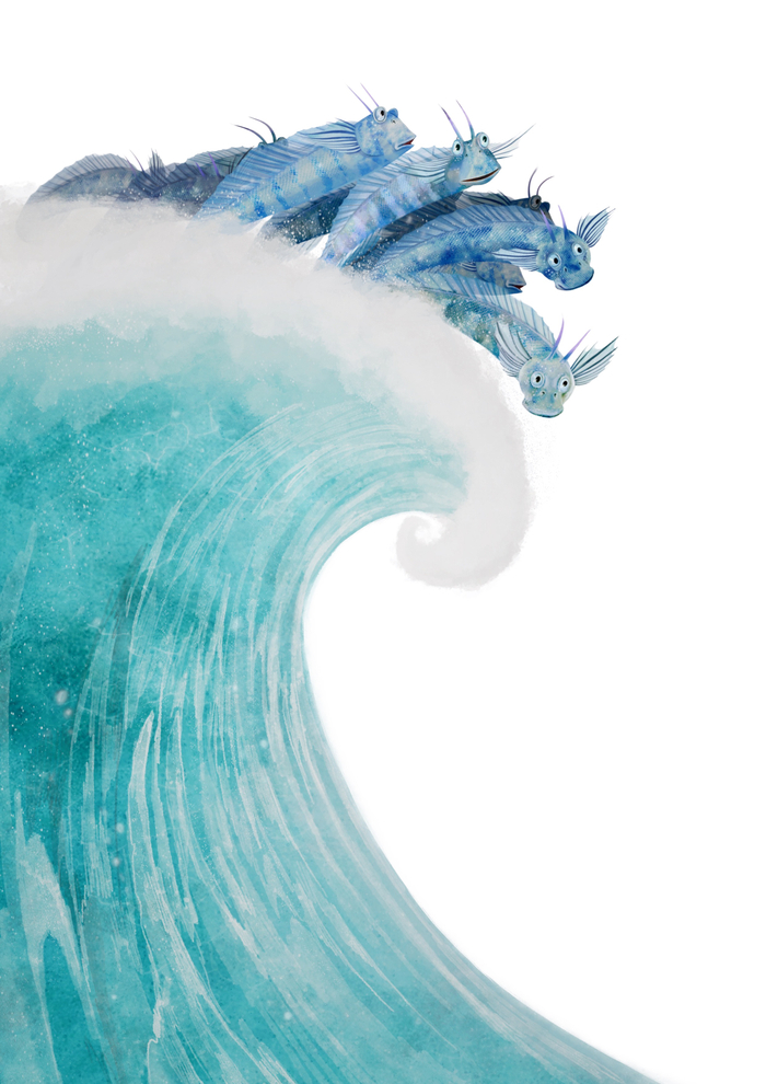 Иллюстрация для книги "Zauberhafte Meerjungfrauen" 