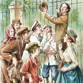 Митинг. К повести В.Катаева "Белеет парус одинокий".