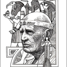 Прекрасная женщина идет