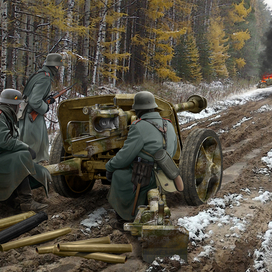 7,5cm Pak40 (box art for Das Werk)