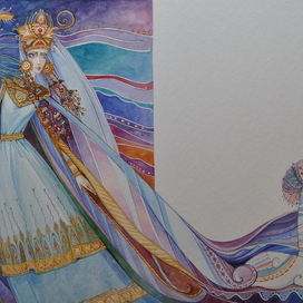 ІІлюстрація до "Царівни-Жаби", для видавництва «Міkko»(Харків), 2012рік