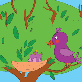 илл. к развивающим карточкам для детей "лето"