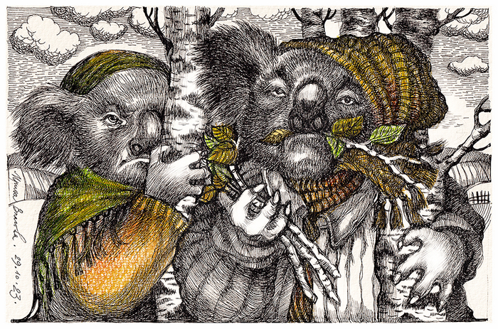 Мама, мама, что мы будем делать, когда настанут зимни холода...