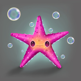 Малыш морской звезды