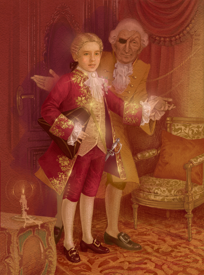 Господин Дроссельмейер с племянником (Щелкунчиком) 