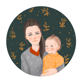 Лена с малышкой