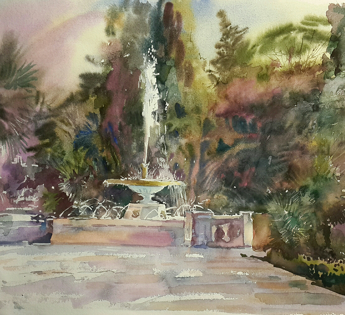 Фонтан в "Руси "