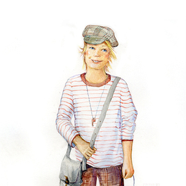 Мальчик с керосиновой лампой