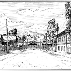 Юрьевец. Подгорная улица.