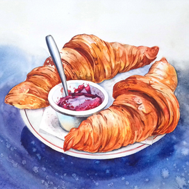 Хрустящие круассаны