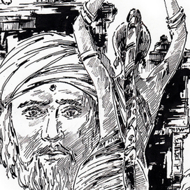 Иллюстрации к роману Ивана Ефремова "Лезвие бритвы"