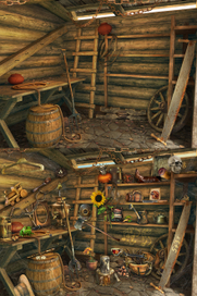 Сарай для игры hidden object