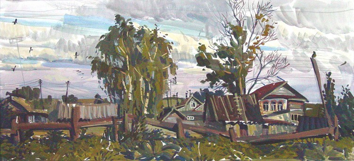 Закат. д.Петряксы