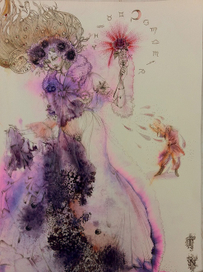 "Мануэла Санчес"иллюстрация к роману Г.Маркес"Осень патриарха"