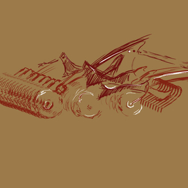 Скеч дисковой бороны