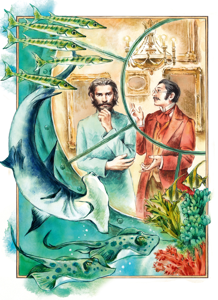 К роману Жюля Верна "20000 лье под водой"