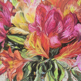 Букет альстромерий