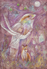 Лавандовый ветер и птица