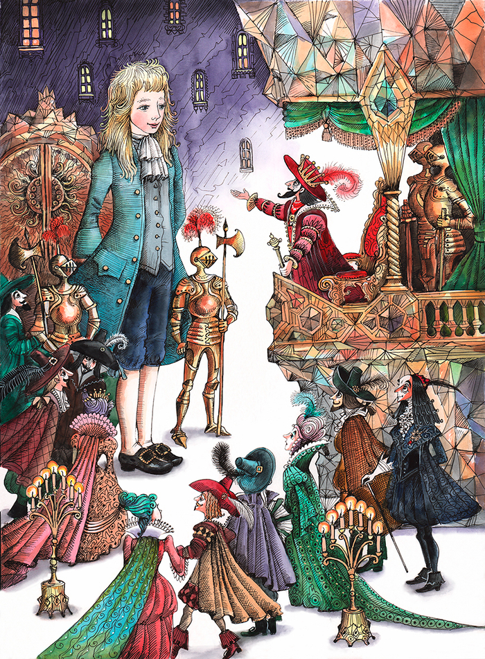 Алеша в подземном царстве.